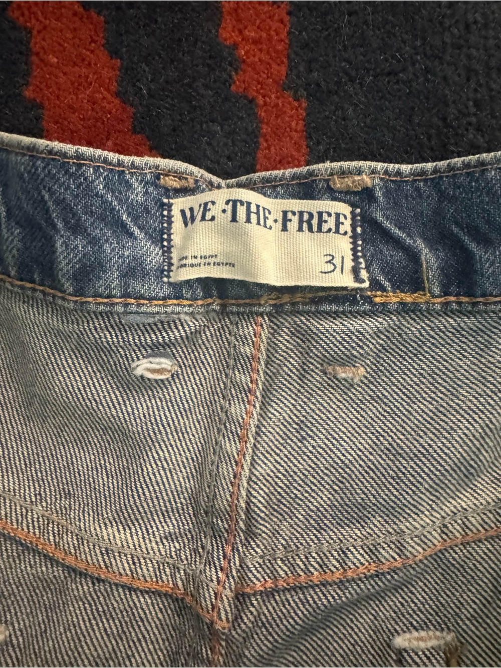 We The Free Final Countdown Cuffed Wide Leg Jeans - Blue - Picture 5 of 12